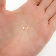 7MM Open Gold Plated Jump Ring